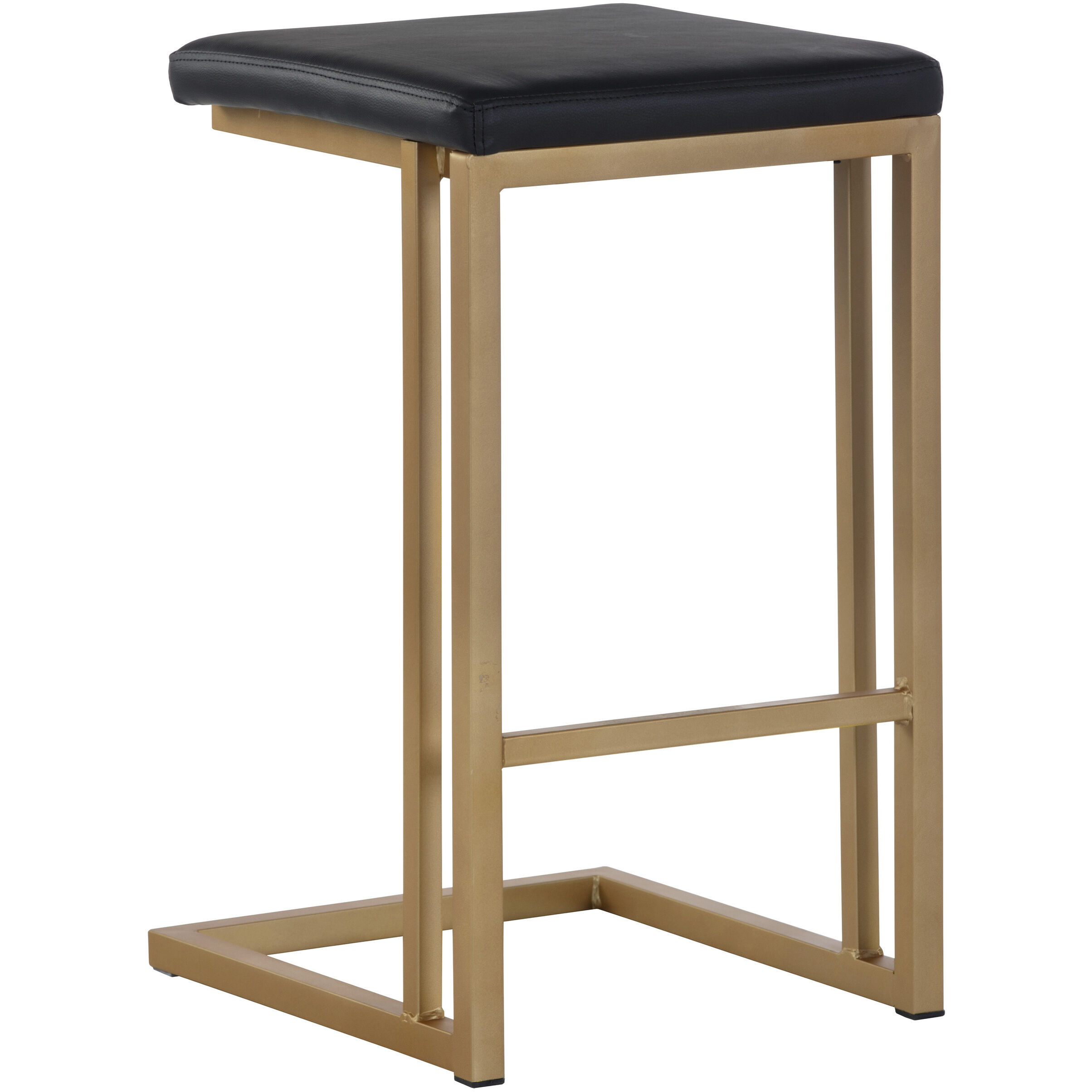 Boone 26 inch Champagne Gold / Onyx Counter Stool, Set Of 2